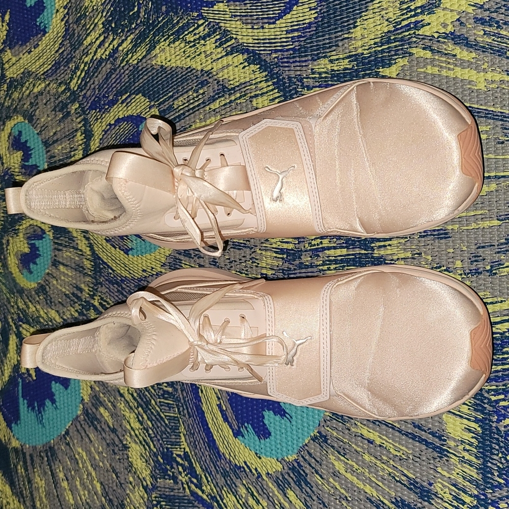 Puma Satin pink sneakers